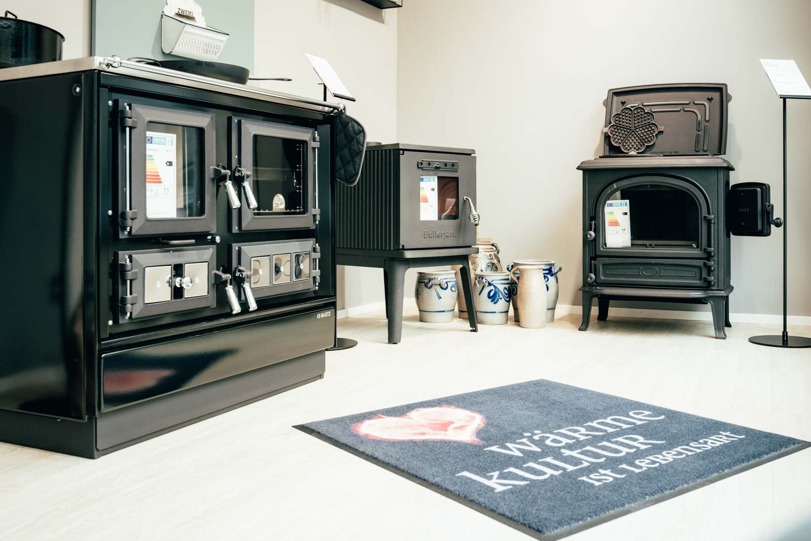 Showroom für Öfen und Kamine
